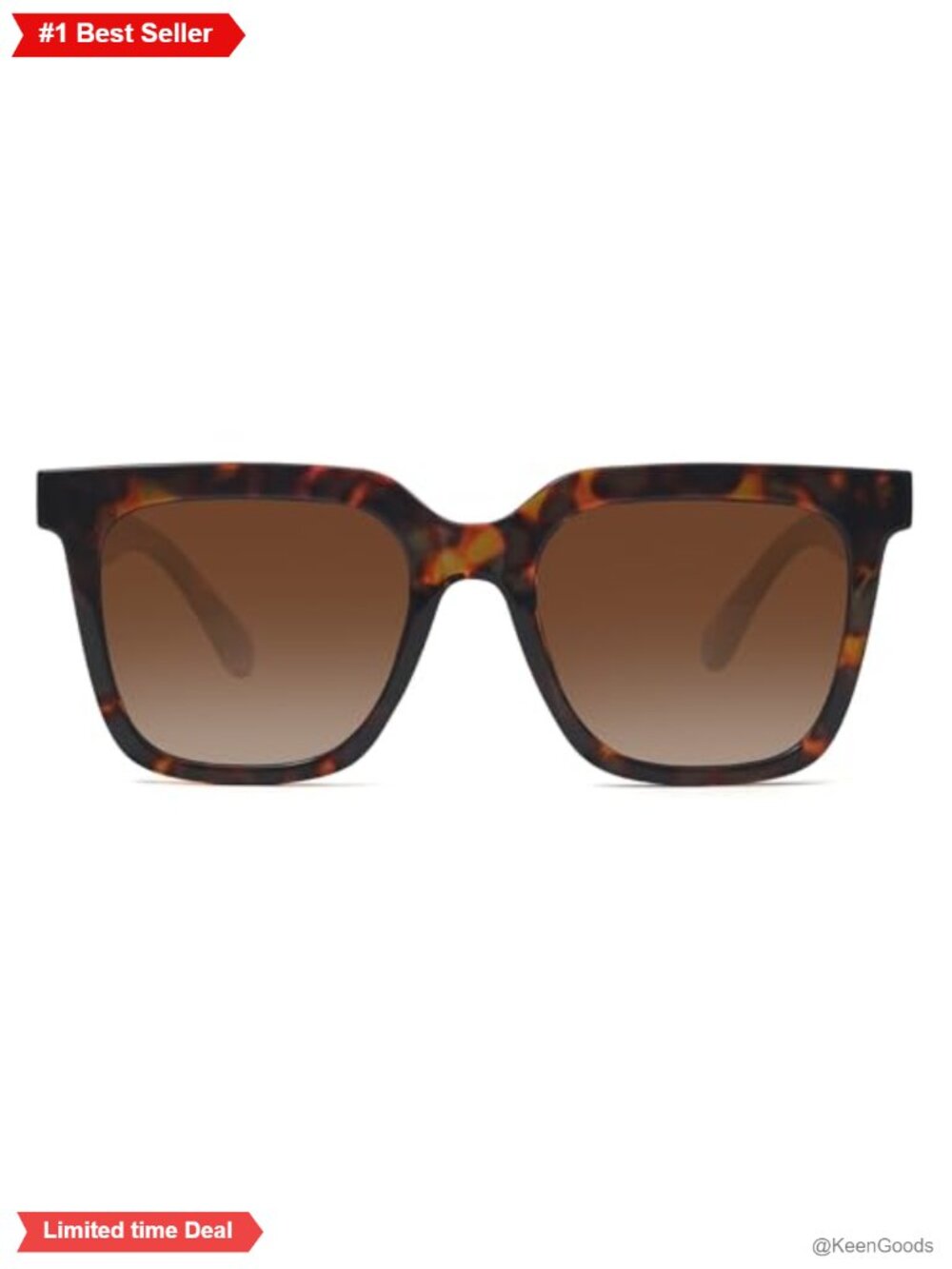 Retro Square Polarized UV400 Sunglasses Unisex Lightweight Full Frame